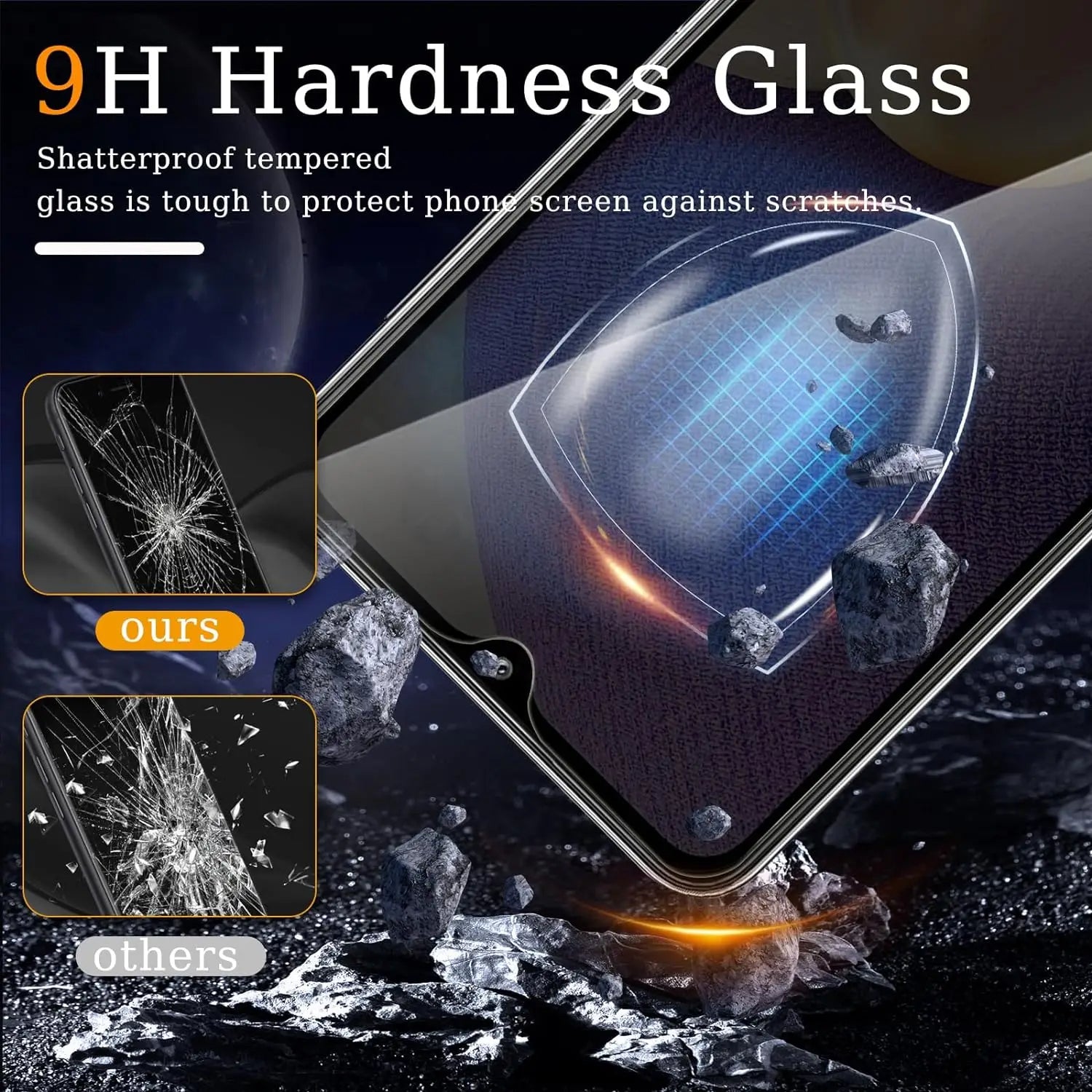 PhoneBits  Tempered Glass for Samsung Galaxy A Series