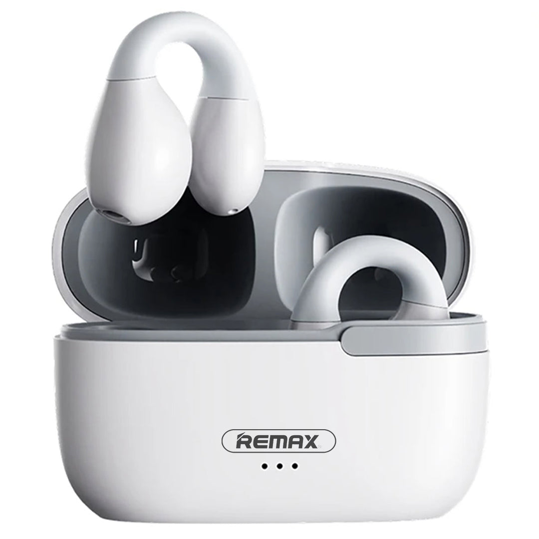 Remax Wireless Bluetooth HD Audio Open-Ear Clip-On Earbuds with Built-In Mic