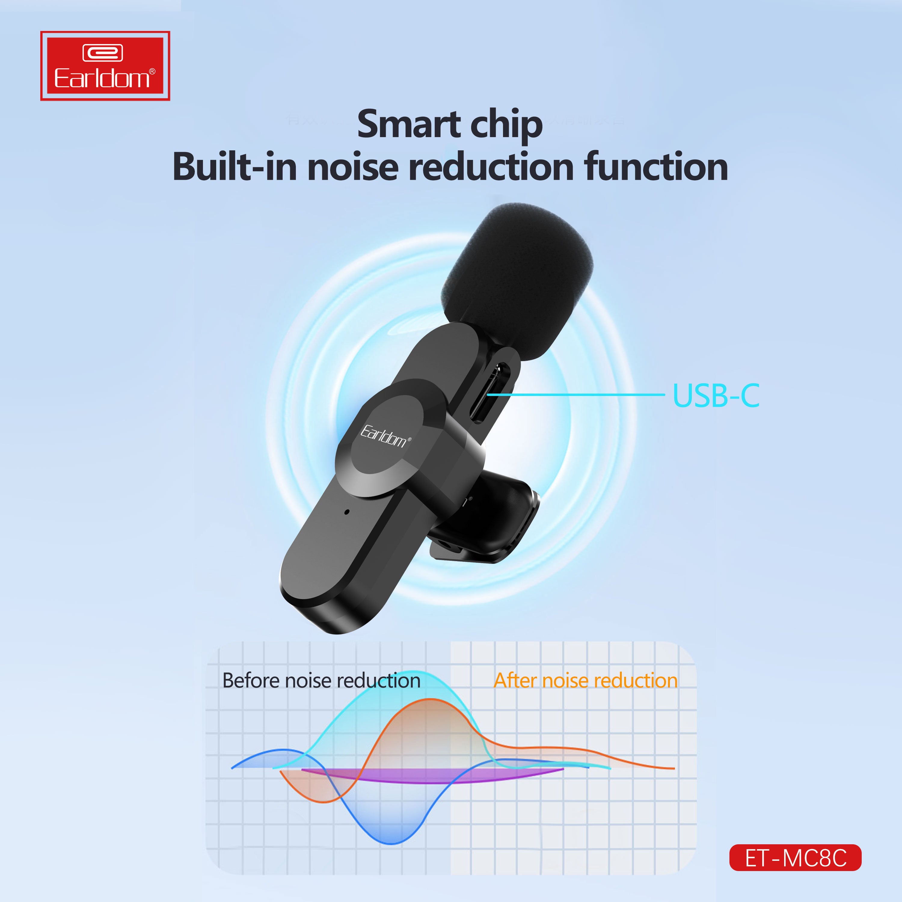 Earldom Wireless Microphone Model-MC8C