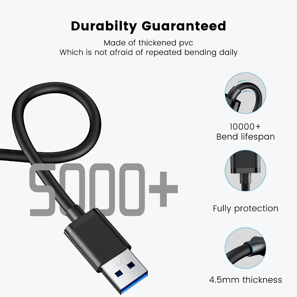 PhoneBits 4-in-1 USB-A-Hub, USB-A-Multiport-Hub, USB-A-Hub-Multiport-Adapter, USB-A-Hub