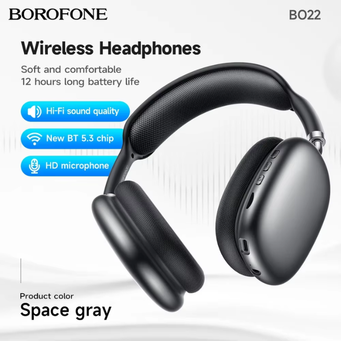 Good Quality Bo22 New Bluetooth Overhead Earphones Wireless Sports Earphones Deep Bass Cross-border
