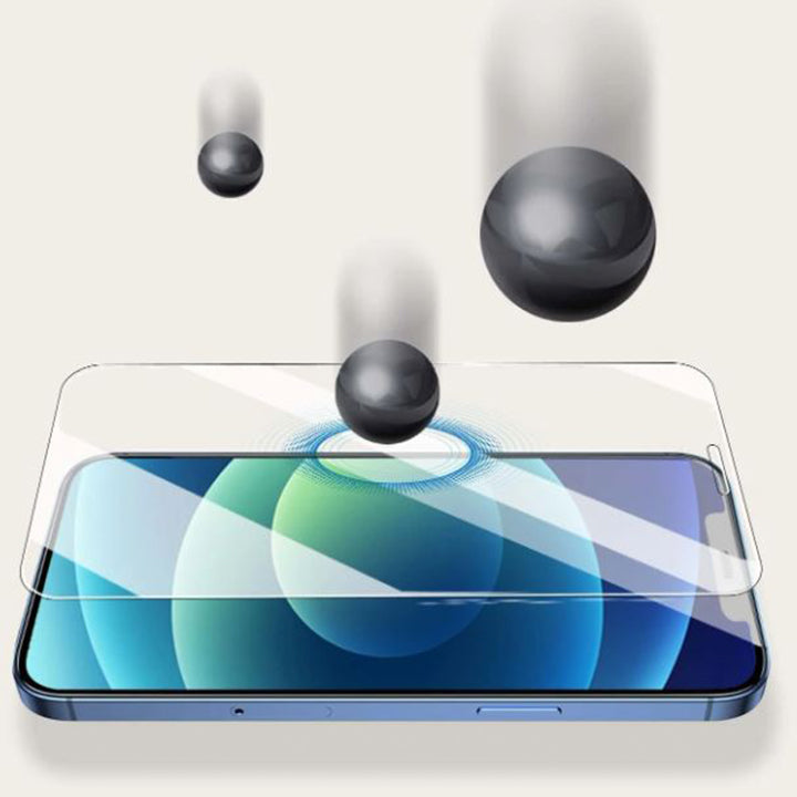 Budi kompatibel mit iPhone 13 Pro Max – 11D klarer Displayschutz aus gehärtetem Glas