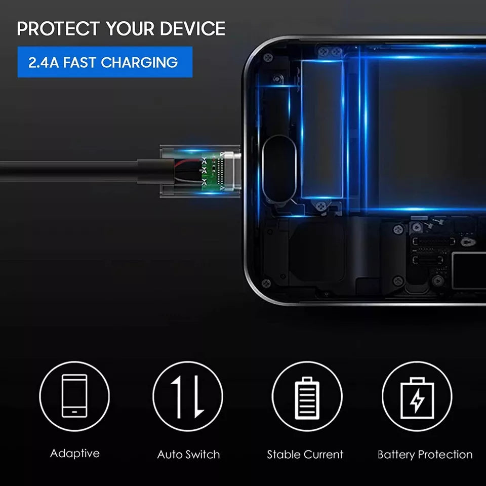 Budi USB-auf-Lightning-Ladekabel, Lightning-Telefonlade- und Datenkabel, USB-auf-iPhone-Ladeadapterkabel, schnelles USB-auf-Lightning-Ladekabel und Datensynchronisierungskabel für das iPhone