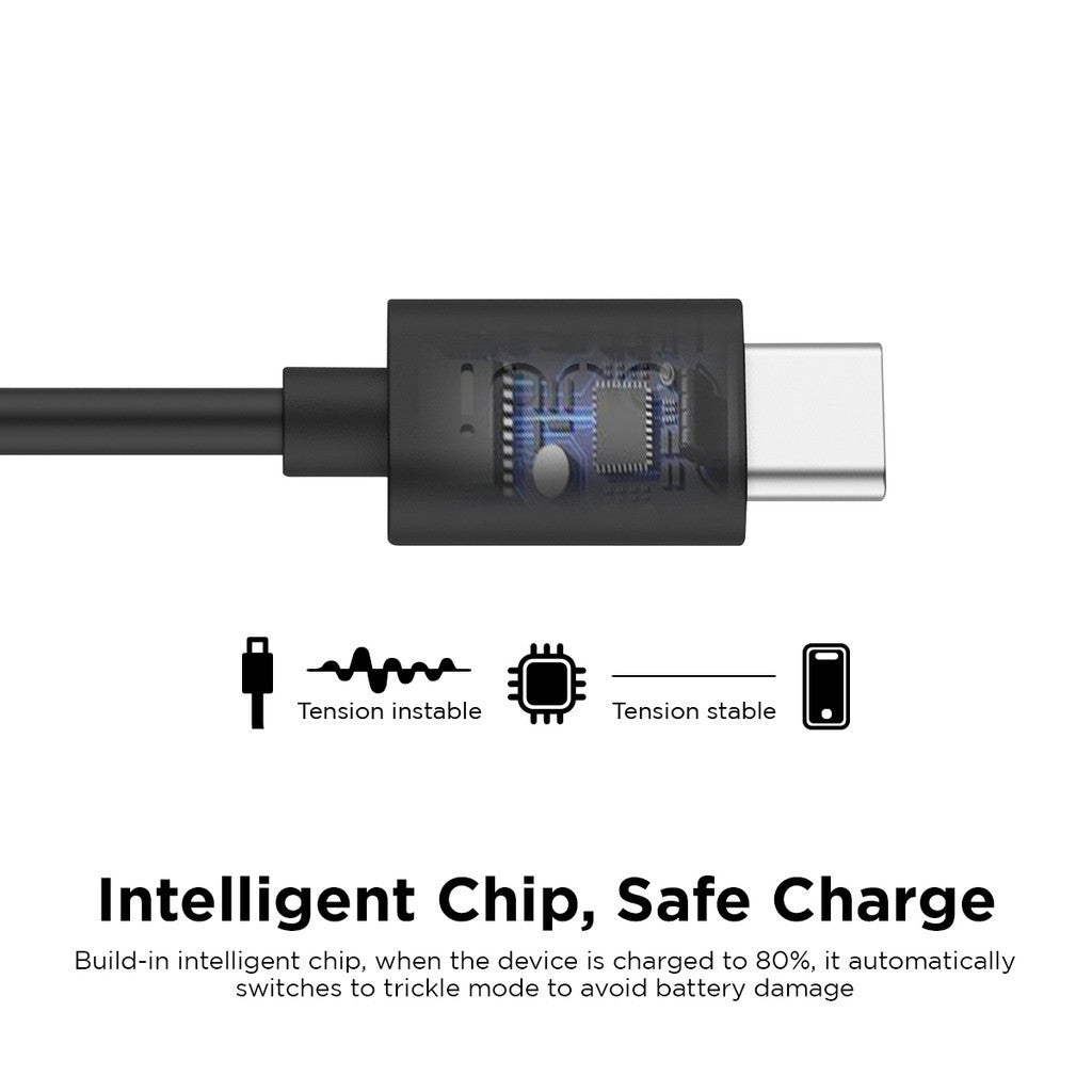 Budi USB to USB C Charging Cable, Fast USB A to USB C Phone Charging & Data Cable, USB to Type C/ USB C Fast Charger Cord & Sync Cable, USB to USB C/ Type C Charging Adapter Cable