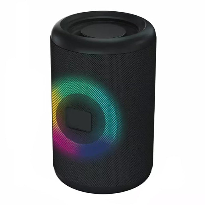 RGB-Bluetooth-Lautsprecher, multifunktionaler Bluetooth-Lautsprecher für Partys im Freien, Schwarz