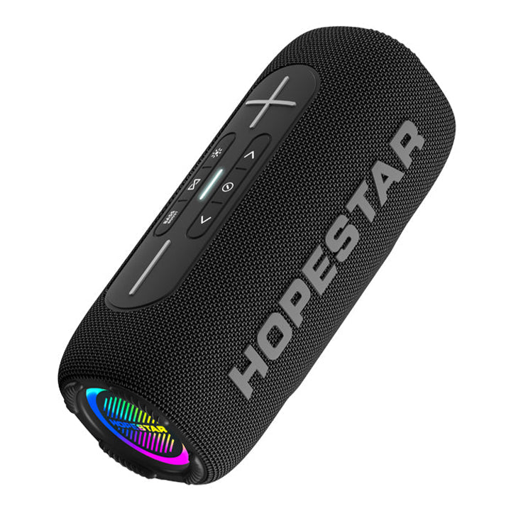 Krachtige Bluetooth-luidspreker Buiten Draadloos Kolom RGB-lichteffect, Draadloze luidspreker Buiten-zwart