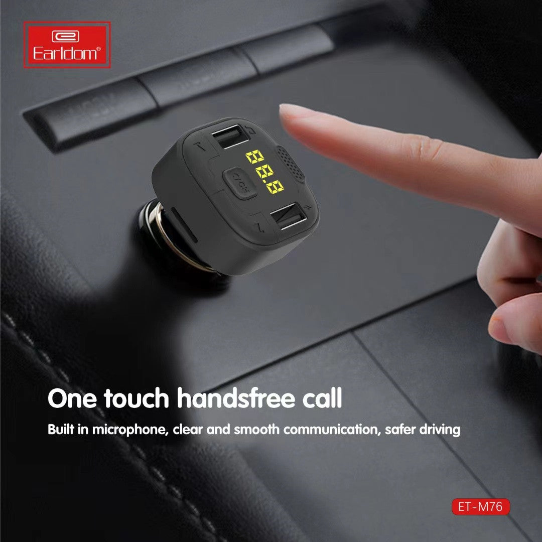 FM-Autosender mit Bluetooth, USB, Micro SD, FM-Bluetooth-Sender, Auto-Schnellladegerät
