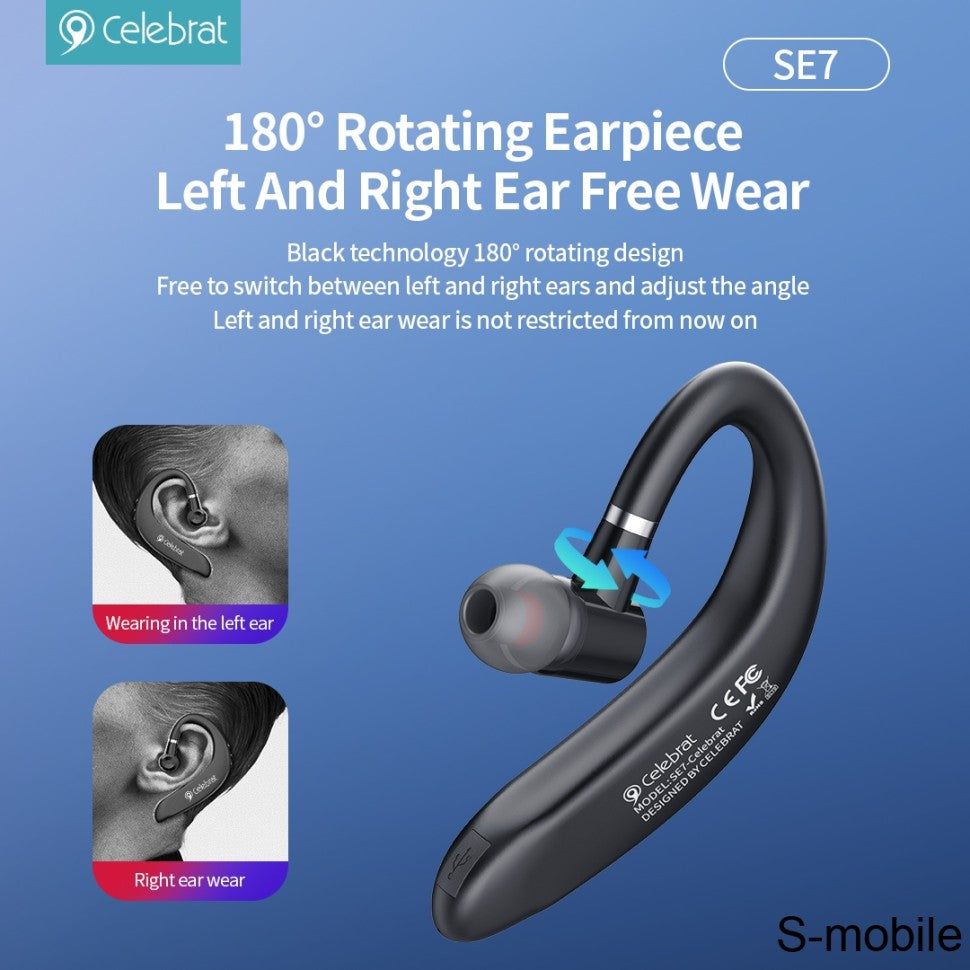 Zakelijke draadloze Bluetooth-headset, draadloze Bluetooth-oortelefoon