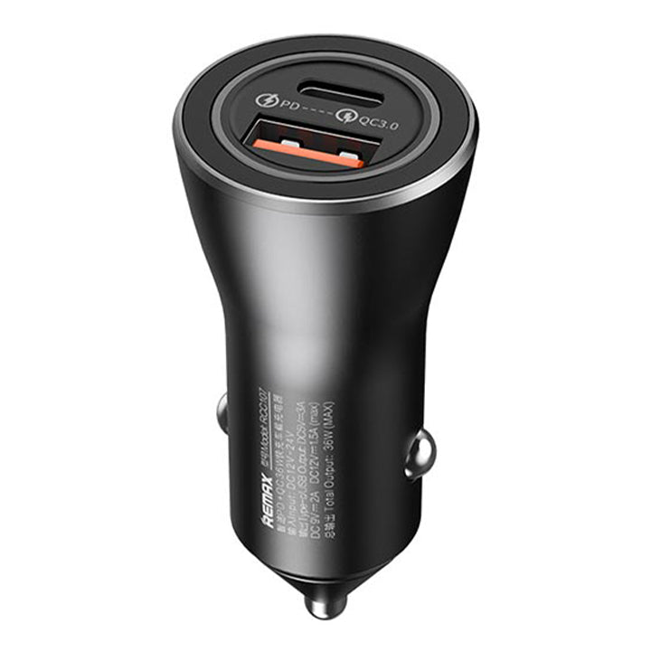 Fast Car Charger,  Dual USB Quick Charge 3.0 Port & PD USB C Car Charger Socket