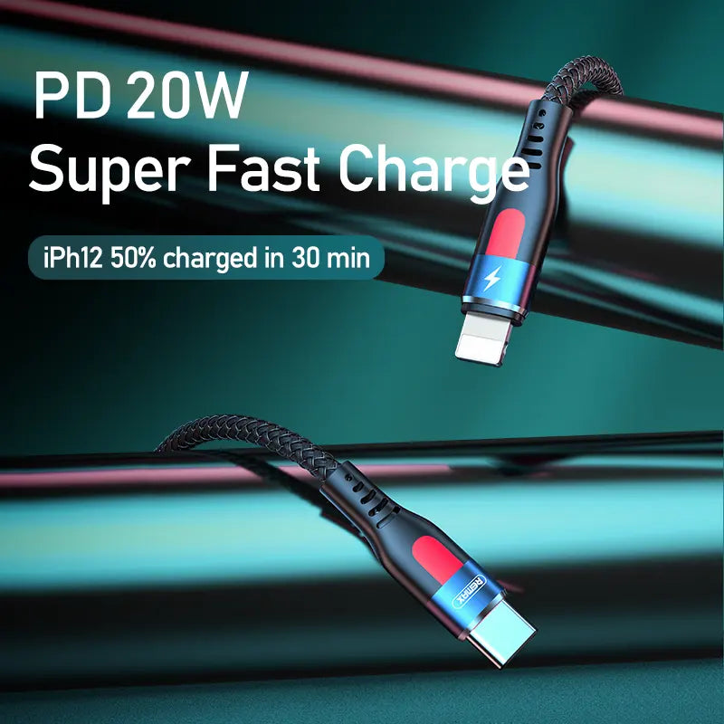 Fast Charger Cable Compatible with iPhone, Type C To Lightning Cable