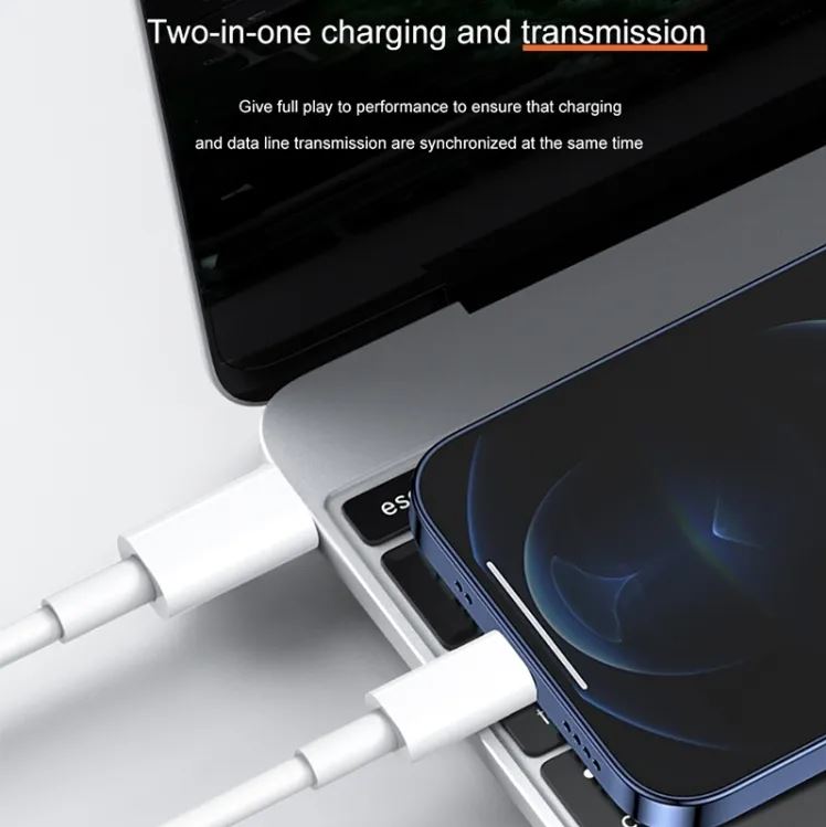 Type C naar Lightning-kabel, oplaadsnoer voor iPhone