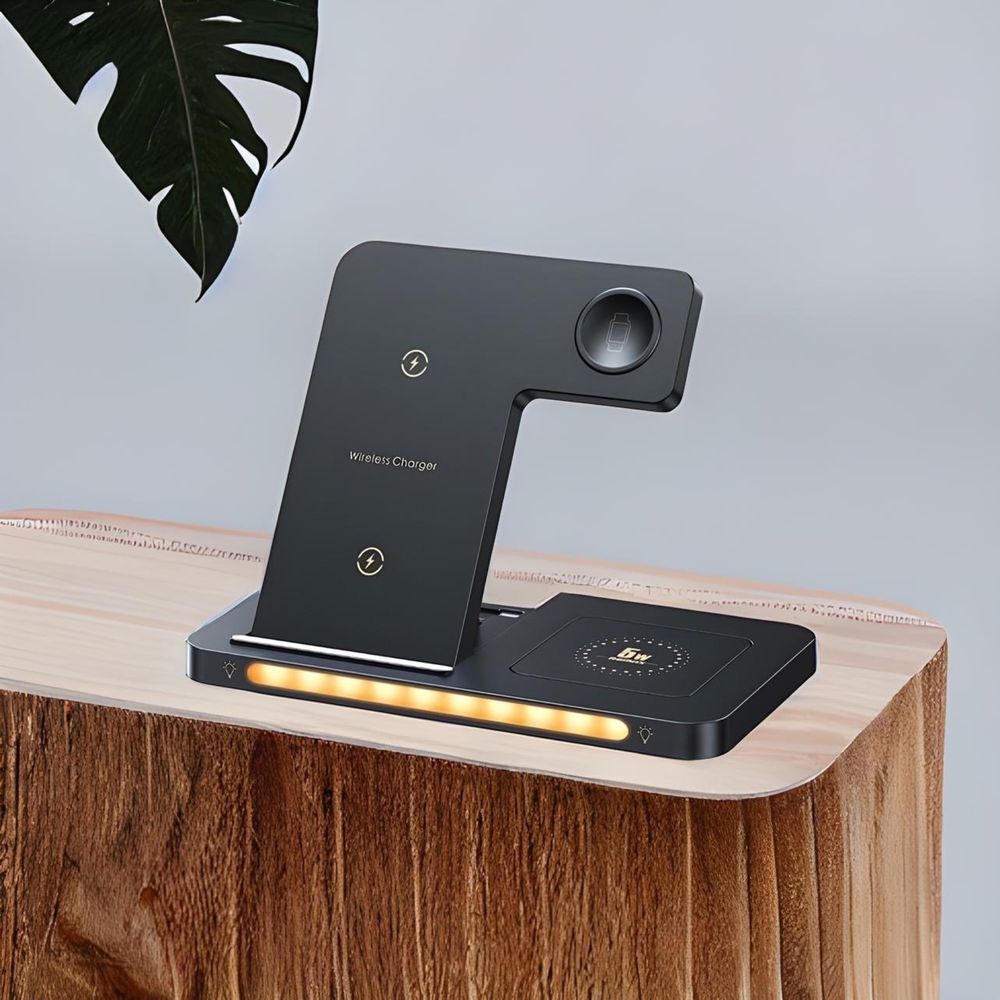 3 in 1 Wireless Charging Dock, Charger Stand for Multiple Devices, Fast Charging Station