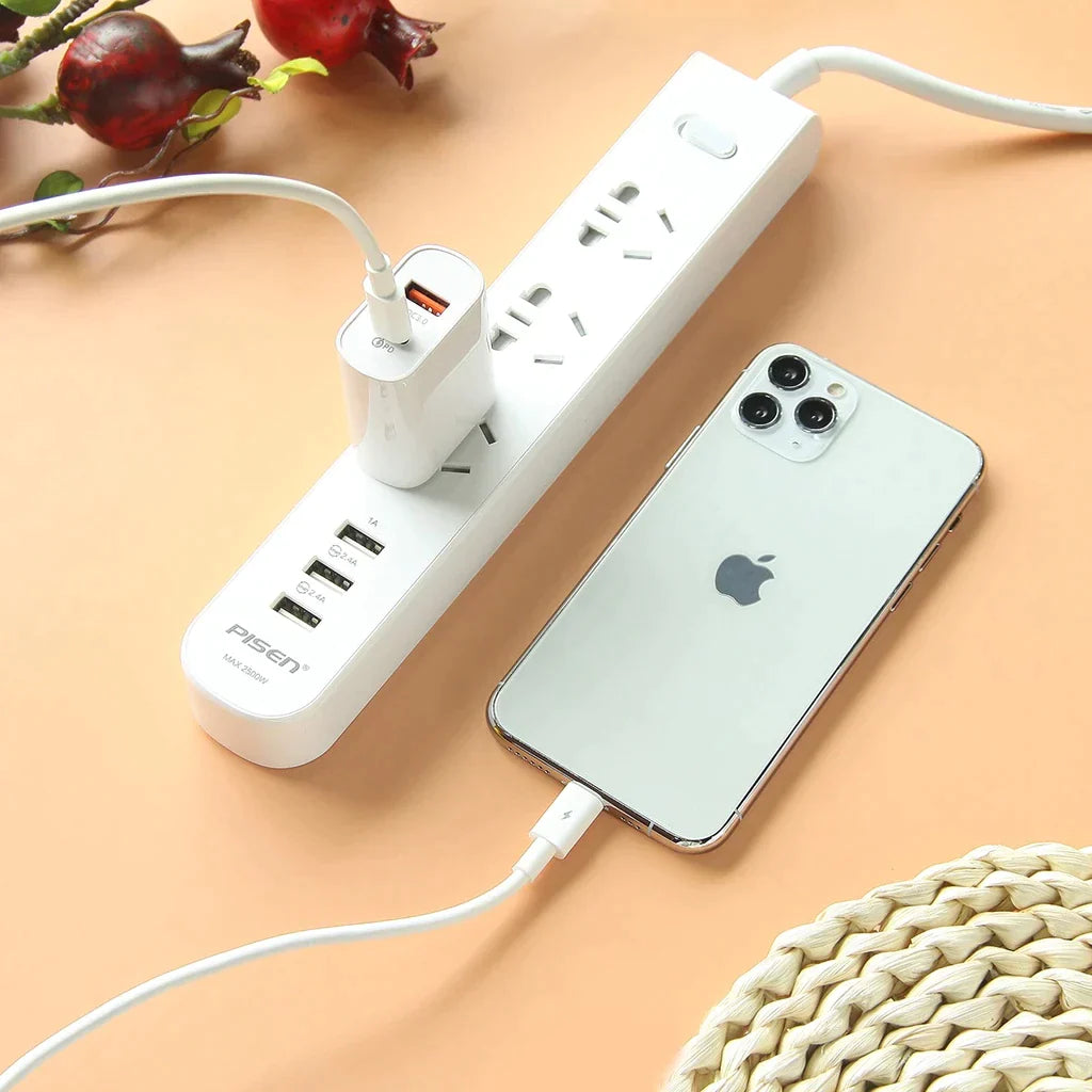 Type C naar iPhone-kabel, snellaadkabel compatibel met iPhone, USB C naar Lightning-kabel